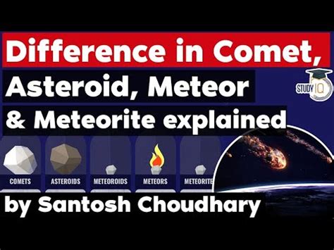 Difference Between Asteroid Comet Meteor And Meteorite Science