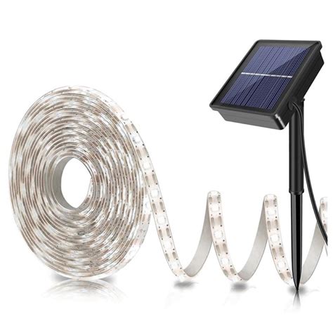Solar Led Strip Light With 8 Working Modes 5m Colorful
