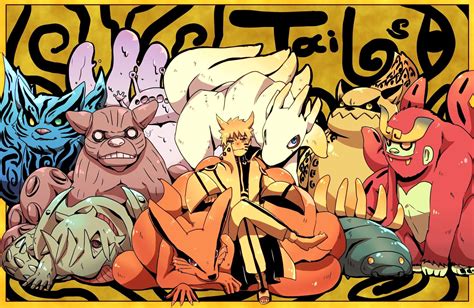 The Tailed Beasts Of Naruto Naruto Shippuden Sasuke Anime Naruto