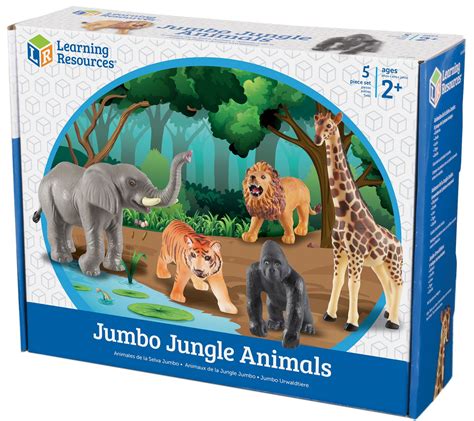 Jumbo Jungle Animals By Learning Resources