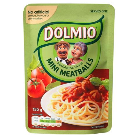 Dolmio Pasta Sauce Mini Meatball 150g - Centra