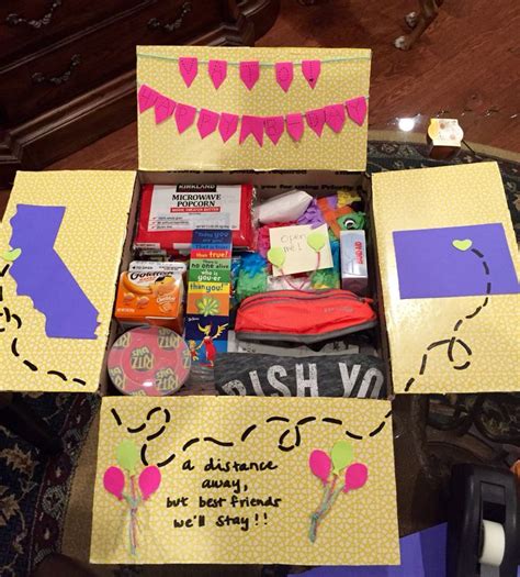 Diy gifts for friends pinterest. Birthday care package for a best friend. @Gigi Gonzalez ...