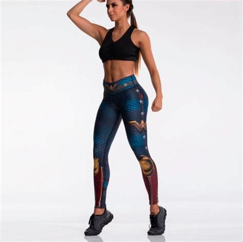 Wonder Woman Hero Leggings Attractive Summer Workout Leggings Etsy