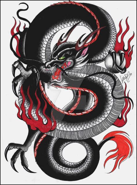 25 Besten Japanese Dragon Tattoo Flash Bilder Auf Pinterest Flash