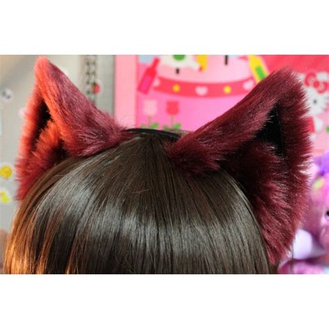 If you're looking for easy diy cat toys to entertain your cat, we've got you covered with three projects, plus the best from around the web. Burgundy Cat Ears (Realistic Cat Pattern/No front fluffs) | Diy cat ears, Cat ears headband ...