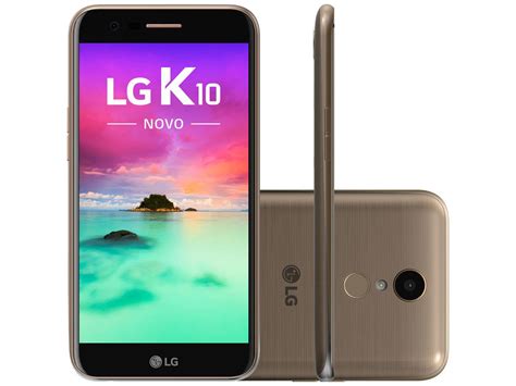 Smartphone Lg K10 Novo 32gb Dourado Dual Chip 4g Câm 13mp Selfie 5mp