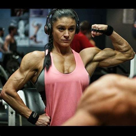 Sthenolagnist Muscle Women Body Building Women Female Biceps