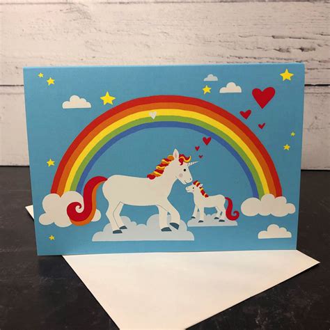 Unicorns Greetings Card Shop Indie