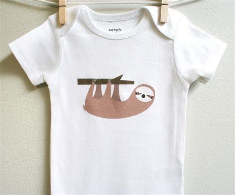 Baby Clothes Sloth Cute And Adorable Short Or Long Sleeve Your