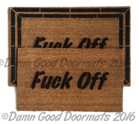 Merry Fuckin Christmas™ Funny Rude Doormat Damn Good Doormats