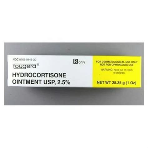 Fougera 2835 G Hydrocortisone Ointment Usp25 Packaging Type Box
