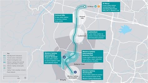Western Sydney Airport Rail Line To Start With 35b Boost Daily