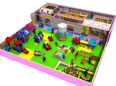 Cetuvsgs Customized Sweet Candy Soft Indoor Playground With Collect
