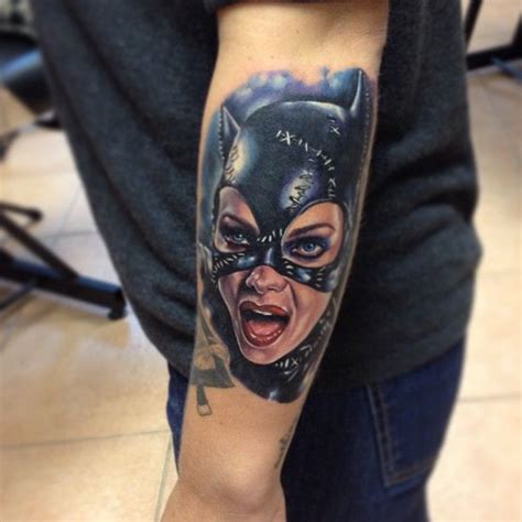 Catwoman Tattoo By Kris Busching Long Island Ny Tattoos Tattoo