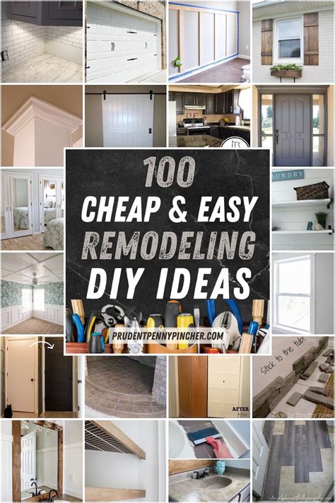100 Diy Remodeling Ideas On A Budget Prudent Penny Pincher