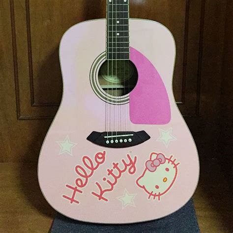 Fender Squier Limited Edition Hello Kitty Acoustic Guitar Hobbies