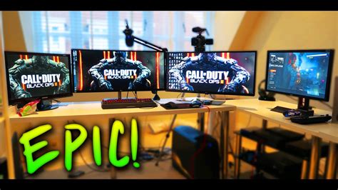 Epic Gaming Setup Ali A Gaming Setup 2016 New Youtube