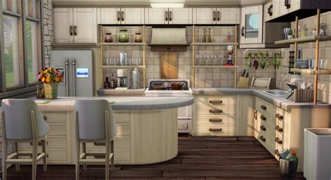 Sims 4 Dining Room Ideas No Cc Owlsmoor Cottage Starter At Totally