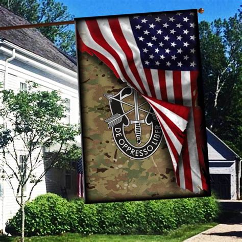 Us Army Special Forces Flag 3d Full Printing In 2022 Custom Flags