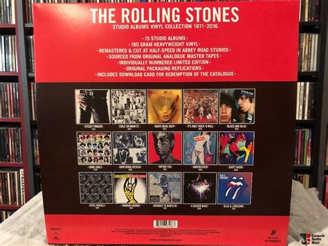 The Rolling Stones Studio Albums Vinyl Collection 1971 2016 Photo