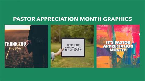 Free Pastor Appreciation Month Graphics For Ministry Resources
