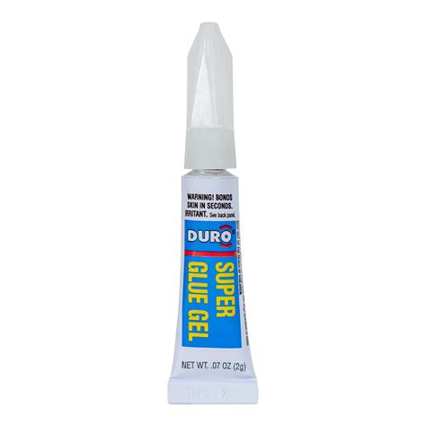 Duro Super Glue Gel 4 Pack 2 G Tube