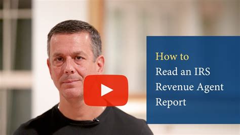 How To Read An Irs Revenue Agent Report Youtube