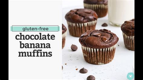 Gluten Free Chocolate Banana Muffins Dairy Free Youtube