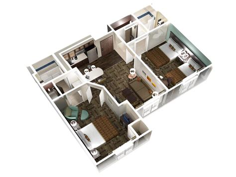 The residence also features two full bathrooms, living room, full kitchen with stainless steel appliances. What Is A 2 Bedroom Suite | Bedroom Suites