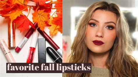 My Favorite Fall Lipsticks Youtube