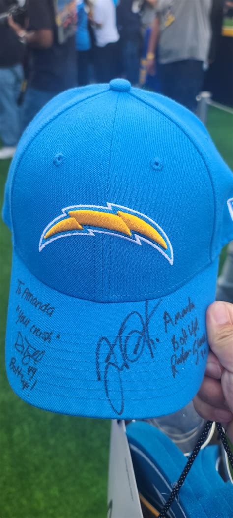 My Wife Finally Got Herberts Autograph Rchargers