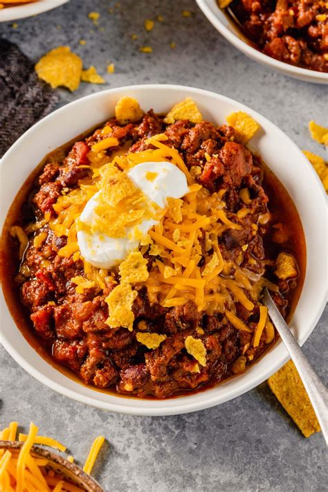 Beef Chili The Best Classic Recipe Brown Eyed Baker
