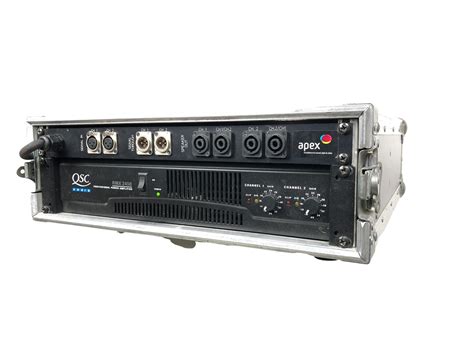 Amplifier Qsc Rmx 2450 2 X 600 W 4 Ohms Apex Catalogue