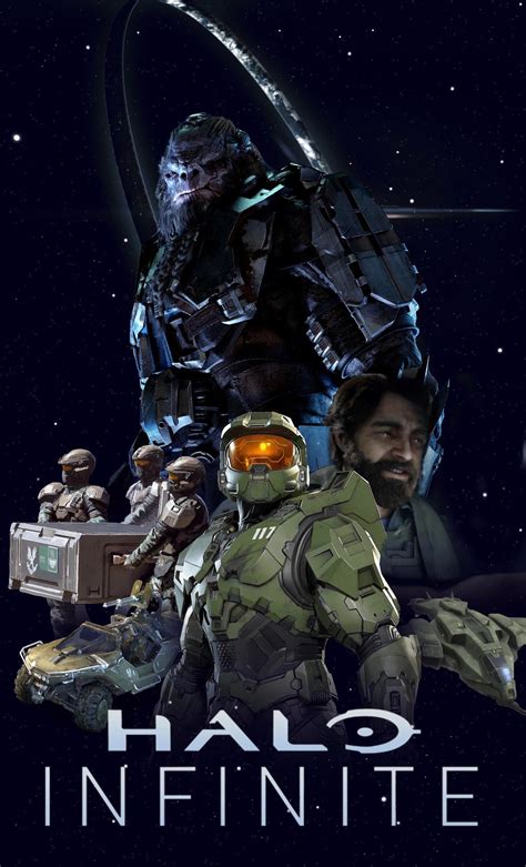 Heres My Sloppily Put Together Halo Infinite Poster Rhalo