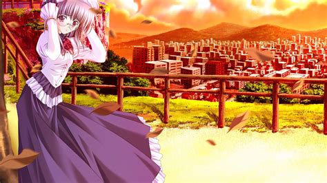Wallpaper Cityscape Anime Girls Original Characters Screenshot