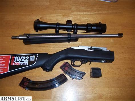 Armslist For Sale Ruger 1022 Stainless Takedown