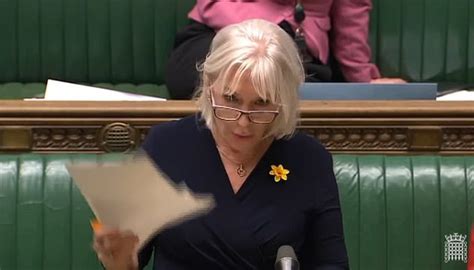 Nadine Dorries Mp Returns To Work In Westminster After Recovering From Coronavirus Daily Mail