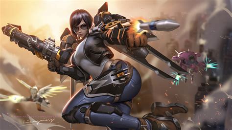 Pharah Character From Overwatch Wallpaper 4k Ultra Hd Id5246