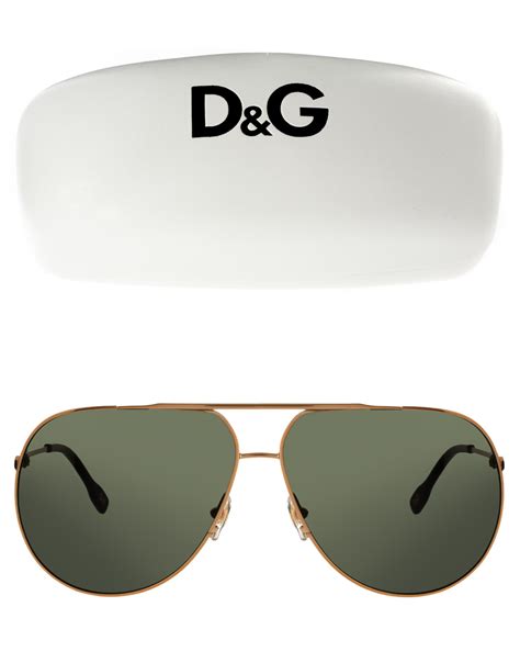 Lyst Dolce And Gabbana Dg Aviator Sunglasses In Metallic For Men