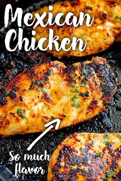 This Mexican Chicken Is Packed With Flavor And Is A Gre Boneless Skinless Chicken Breast