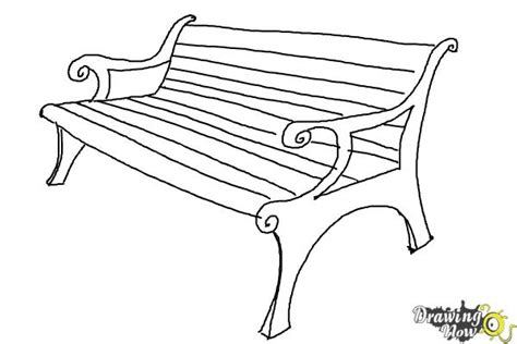 Bench Coloring Page Pages Sketch Coloring Page