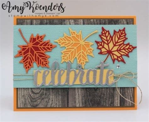 Stampin Up Colorful Seasons Fall Birthday Card For Sunday Stamps