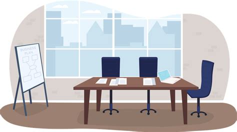 Best Premium Office Meeting Room Illustration Download In Png And Vector