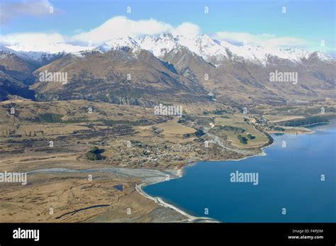 Settlement On Lake Wakatipu Otago New Zealand Stock Photo Alamy