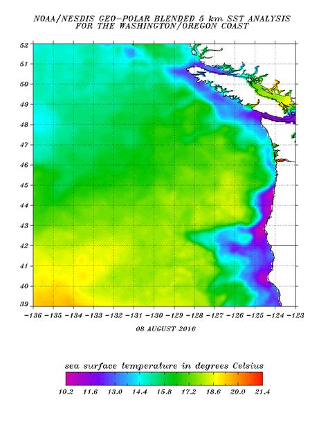 Cliff Mass Weather And Climate Blog California Water Temperatures In