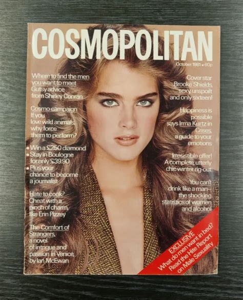 Cosmopolitan Magazine Brooke Shields Cover October 1981 Eur 4236