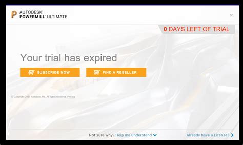 Trial Expired Or Your Trial Has Ended When Launching Autodesk Software