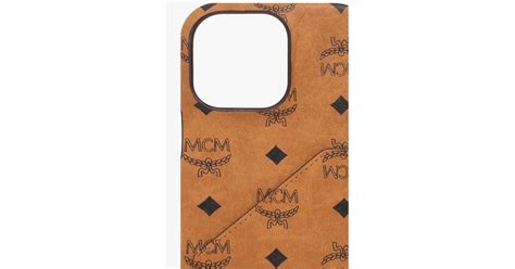 Mcm Iphone 13 Pro Case In Brown Lyst