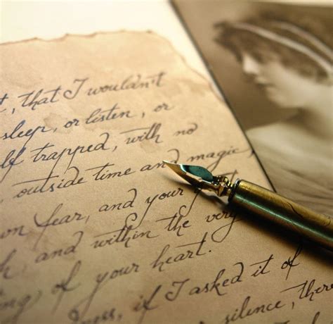 Custom Love Letter On Vintage Style Paper Old Script Antique Letter