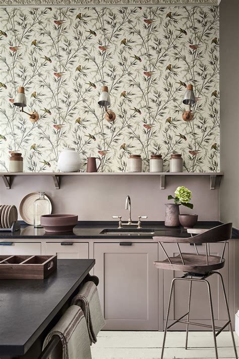 Wallpaper Great Ormond Street Signature Kitchen Units Painted In